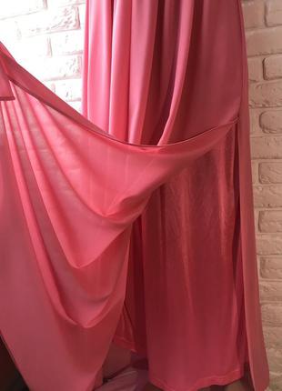 Нежное розовое вечернее платье 🥻7 фото