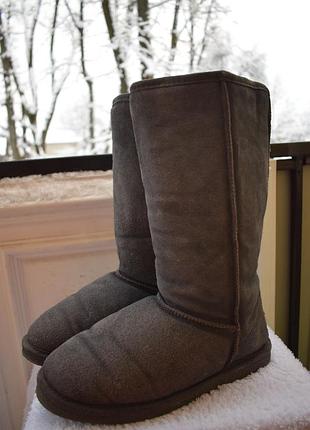 Натуральні уггі замшеві валянки чоботи овчина р. 39