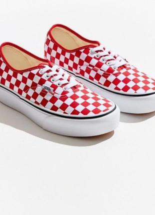 Легендарные кеды vans checkboard authentic\оригинал \24см1 фото