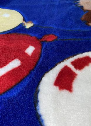 Теплое детское одеяло плед  замеры 110*140 в идеальном состоянии  можно на выписку в роддом2 фото