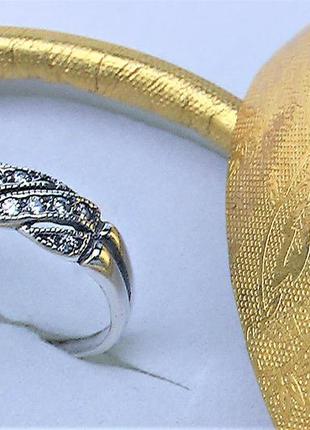 Кольцо перстень серебро 925 проба 1,79 грамма 18 размер