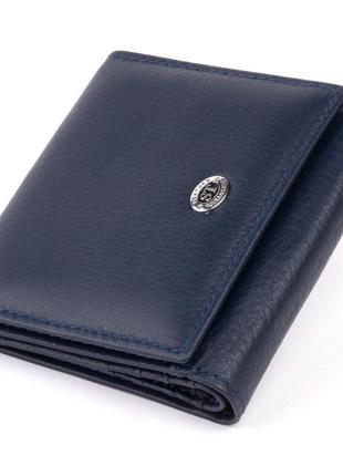 Компактный кошелек женский st leather 19261 синий