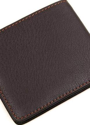 Бумажник мужской vintage 14507 кожаный коричневый