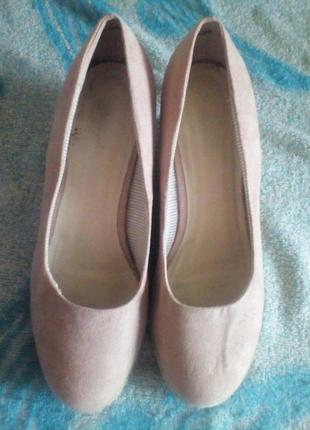 Туфли graceland женские на платформе, танкетке  40 размер стелька 26см