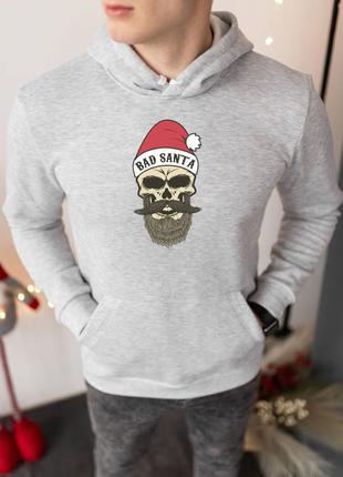 Худи bad santa, толстовка, батник, кенгурушка унисекс ❤️❄️ наложенный платёж
