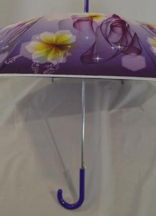 Барвистий, молодіжний зонт трость на 8 спиць від фірми "monsoon"6 фото