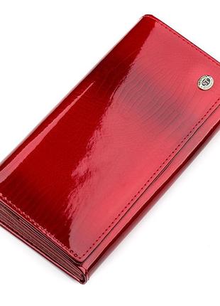 Кошелек женский st leather 18392 (s2001a) многофункциональный красный