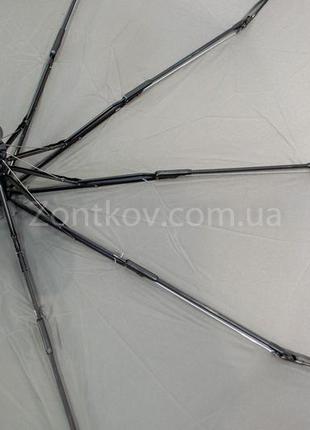 Складана однотонна парасолька feeling rain напівавтомат на 10 карбонових спиць7 фото