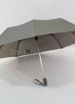 Складана однотонна парасолька feeling rain напівавтомат на 10 карбонових спиць2 фото