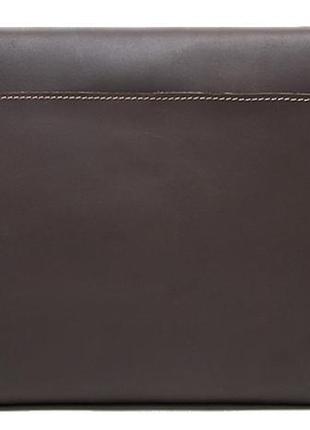 Сумка мужская горизонтальная на плечо vintage 20007 коричневая2 фото