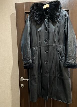 Дублянка натуральна шкіра , натуральна овчина