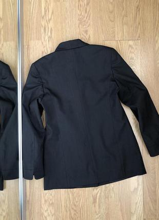 Піджак жакет блейзер чорний базовий корпоратив класика3 фото