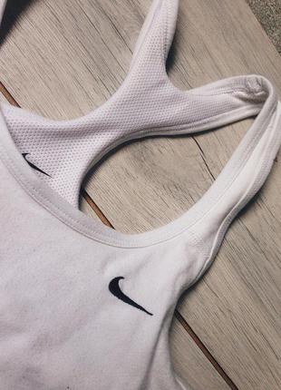 Спортивная белая майка nike2 фото