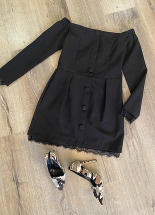 Платье чёрное imperial