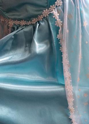 Плаття принцеси зірочки сніжинки4 фото