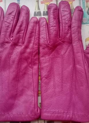 Кожаные перчатки marks & spencer1 фото