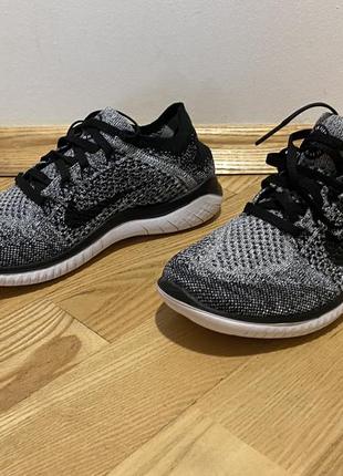 Кросівки nike flyknit (плетені) free run, 36