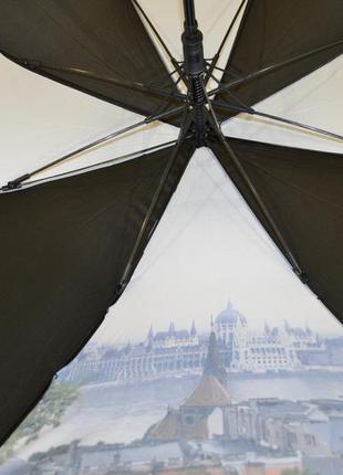 Зонт-трость с фото великолепного города будапешта8 фото
