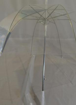 Прозорий жіночий парасольку-тростину грибком від фірми "monsoon".6 фото