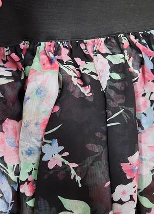 Спідниця шифон, шовк xs,s 3