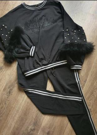 Стильний трикотажні повсякденний костюм розмір