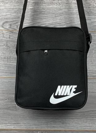 Чоловіча сумка через плече барсетка nike чорна