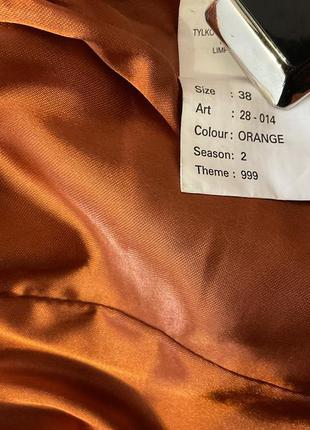 Оранжевая кожаная курточка /m/ brend amisu4 фото