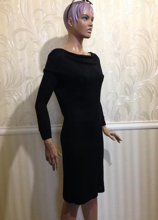 Силуэтное платье - вискоза+шелк, h&m, размер xs-s2 фото