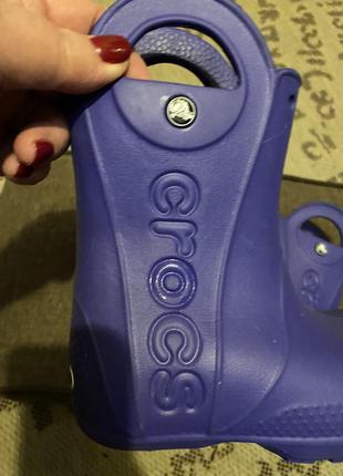 Детские сапожки, crocs3 фото