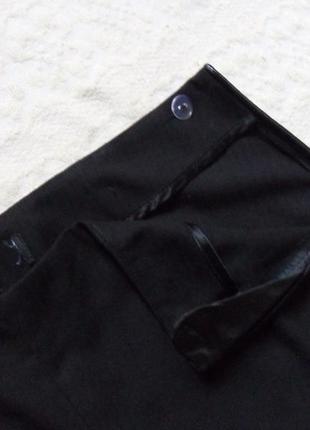 Классические черные зауженые штаны брюки со стрелками 10 размер4 фото