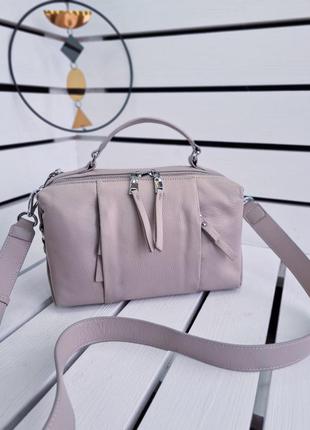 Женская стильная пастельная сумка из натуральной кожи жіноча пастельна крута сумочка із натуральної шкіри1 фото