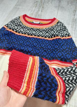 Свитер шерстяной в орнамент 3