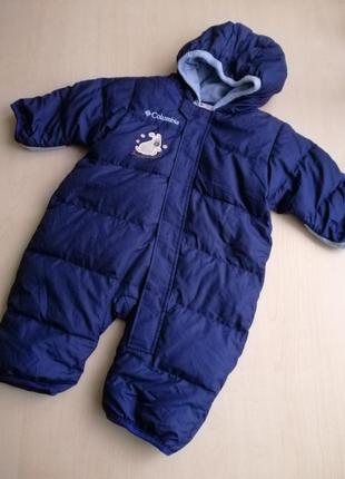 В идеале пуховый комбинезон columbia р. 68, 6мес.