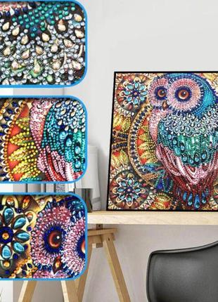 Алмазная вышивка сова