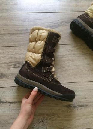 Чоботи timberland замшеві, оригінал черевики, чобітки, утеплені зимові дутіки