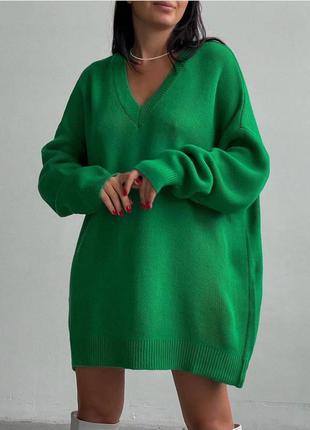 Теплый свитер оверсайз / длинный свитер / шерстяной свитер / свитер акрил / свитер шерсть / мягкий удлинённый свитер оверсайз2 фото