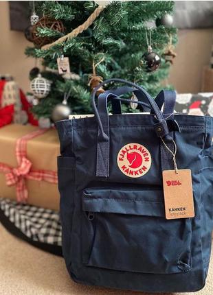 Dark blue fjallraven kanken hot sale