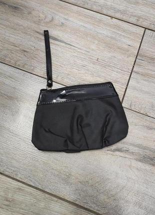 Косметичка черная женская сумочка кошелек органайзер для мелочей сумочка клатч2 фото