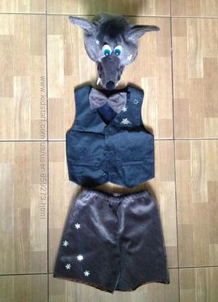 Карнавальный костюм волка на 4-6 лет