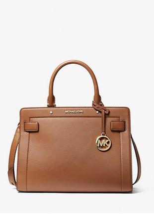 Michael kors сумка rayne medium saffiano leather satchel оригінал .