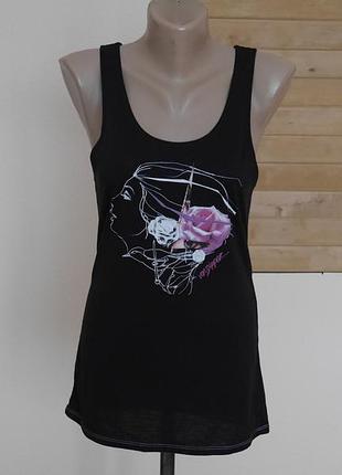 Майка-футболка-блузка 10 євро розмір пог-41+ піт-36+ побіди-44+ довжина-68