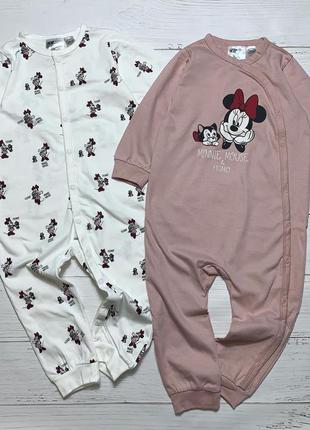 Пижама человечки слип h&m на девочку