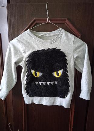 Світшот з монстром байка кофта