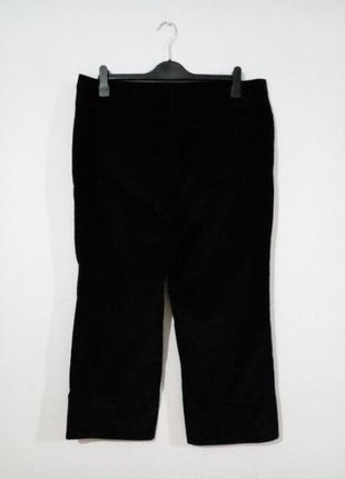 Укороченные брюки из микровельвета  oui3 фото