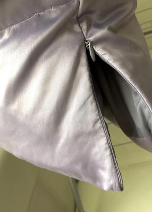 Zara модный укороченный пуховик куртка натуральный пух9 фото