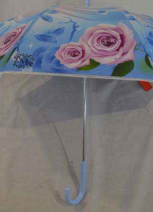 Барвиста, молодіжна парасолька тростина на 8 спиць від фірми "monsoon"6 фото