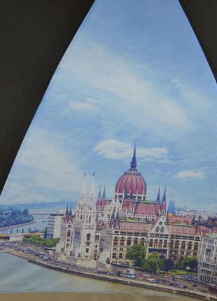 Зонт-трость с фото великолепного города будапешта2 фото