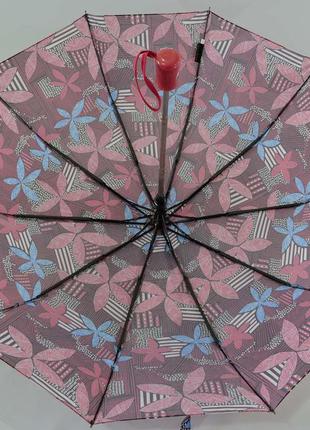Зонт женский полуавтомат "абстракция" на 10 спиц от фирмы "sl"8 фото