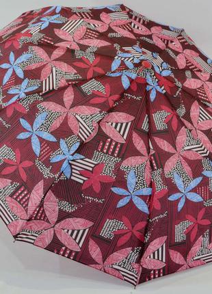 Зонт женский полуавтомат "абстракция" на 10 спиц от фирмы "sl"1 фото