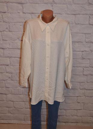 Блуза из плотного фактурного шифона "river island"